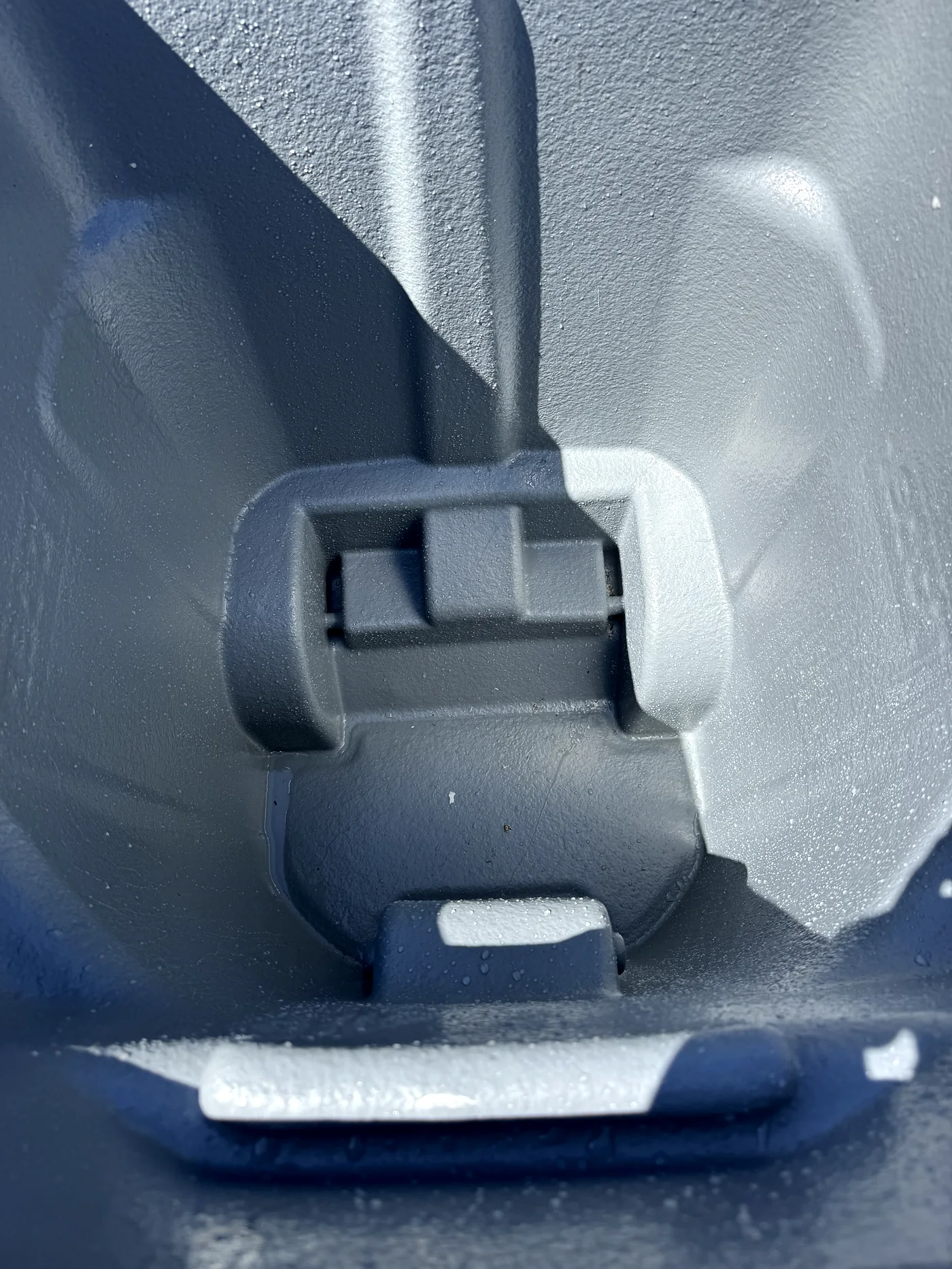 Trash bin after deep clean